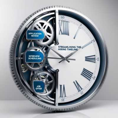 AI streamlining recruitment process, reducing time-to-hire effectively